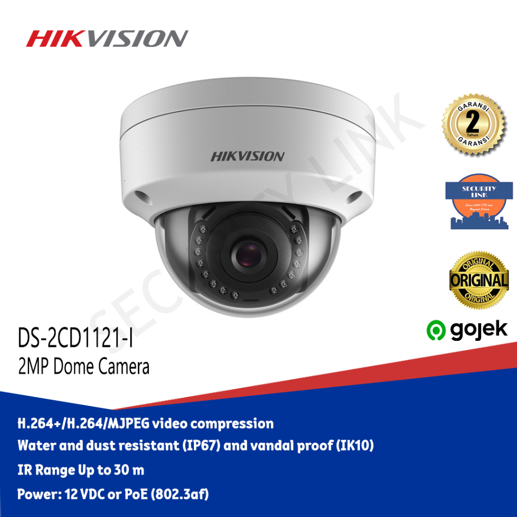 IP CAMERA 2MP-HIKVISION DS-2CD1121-I-Indoor Camera-Dome