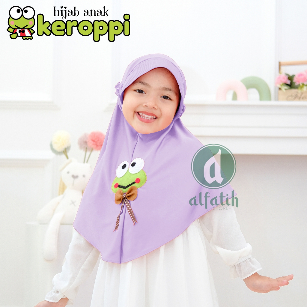JILBAB ANAK TK - SD KEROPPI / KEROPPI / JILBAB ANAK USIA 4-7 TAHUN / PAKAIAN MUSLIM ANAK PEREMPUAN / KERUDUNG ANAK TK / HIJAB ANAK TK-SD KHIMAR ANAK