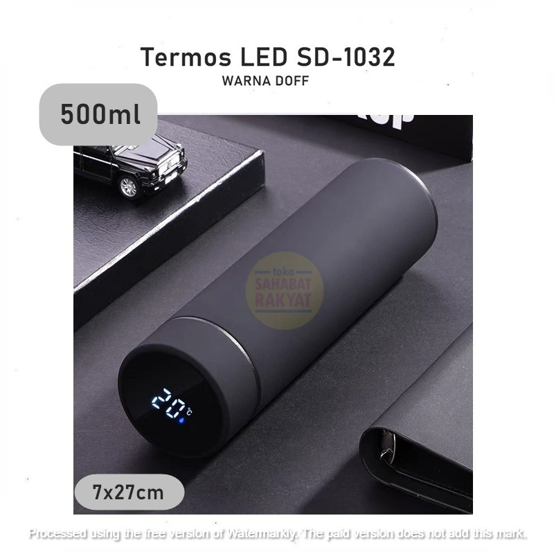 Termos Termometer/Termos Outdoor/Termos Travel LED Doff 500ml