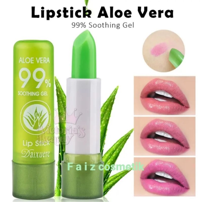 LIP BALM/ LIPSTIK/LIPSTICK ALOE VERA 99% SOOTHING GEL (HARGA PROMO)