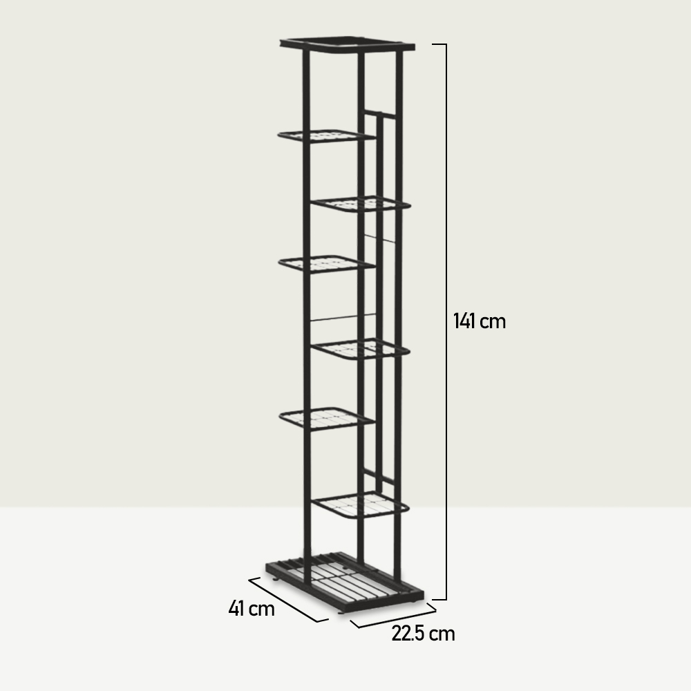 Rak Tanaman Bunga Hias Tingkat besi susun pot Minimalis Bertingkat 8 Layer 9 Pot