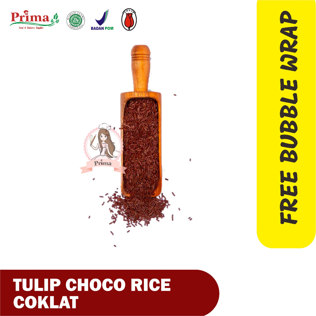 

Tulip choco rice coklat (kemasan repack)