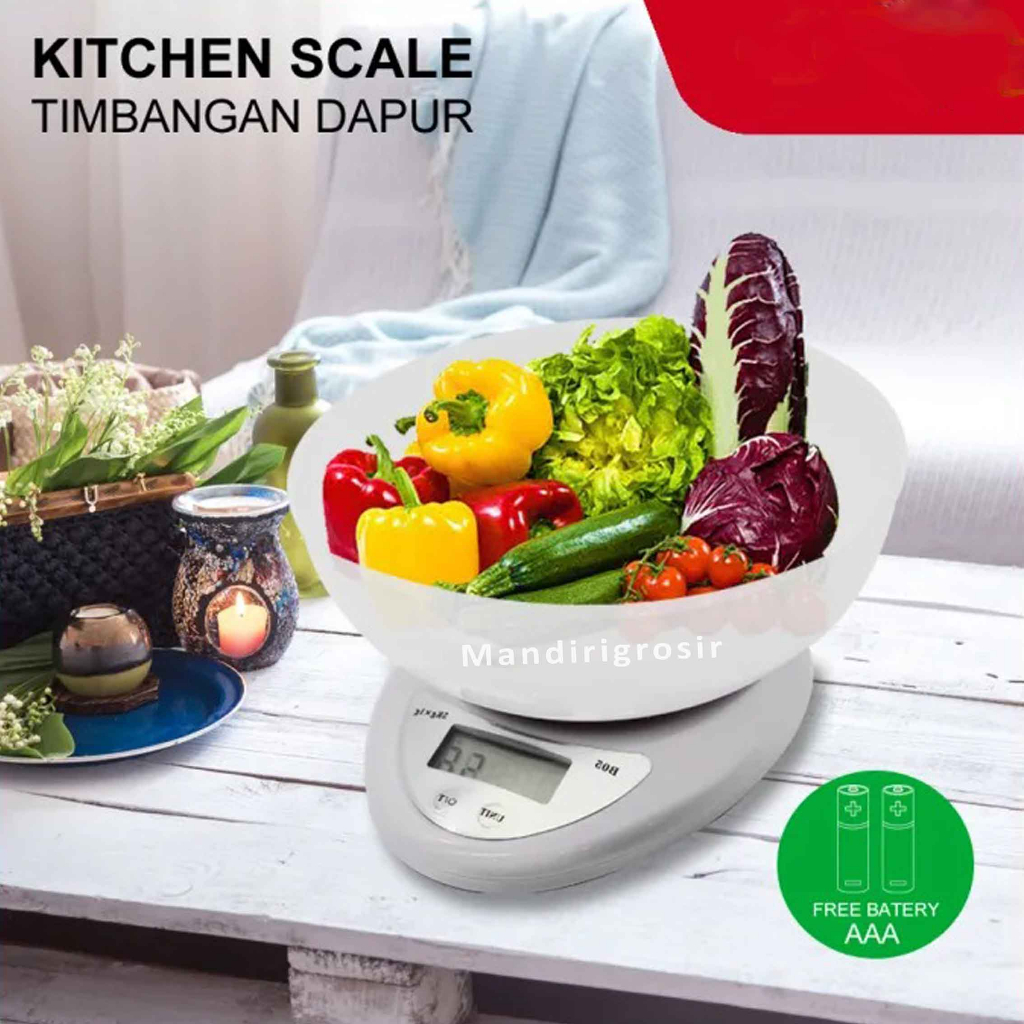 Timbangan Electric * Timbangan Digital Dapur * Kitchen Scale * 5Kg