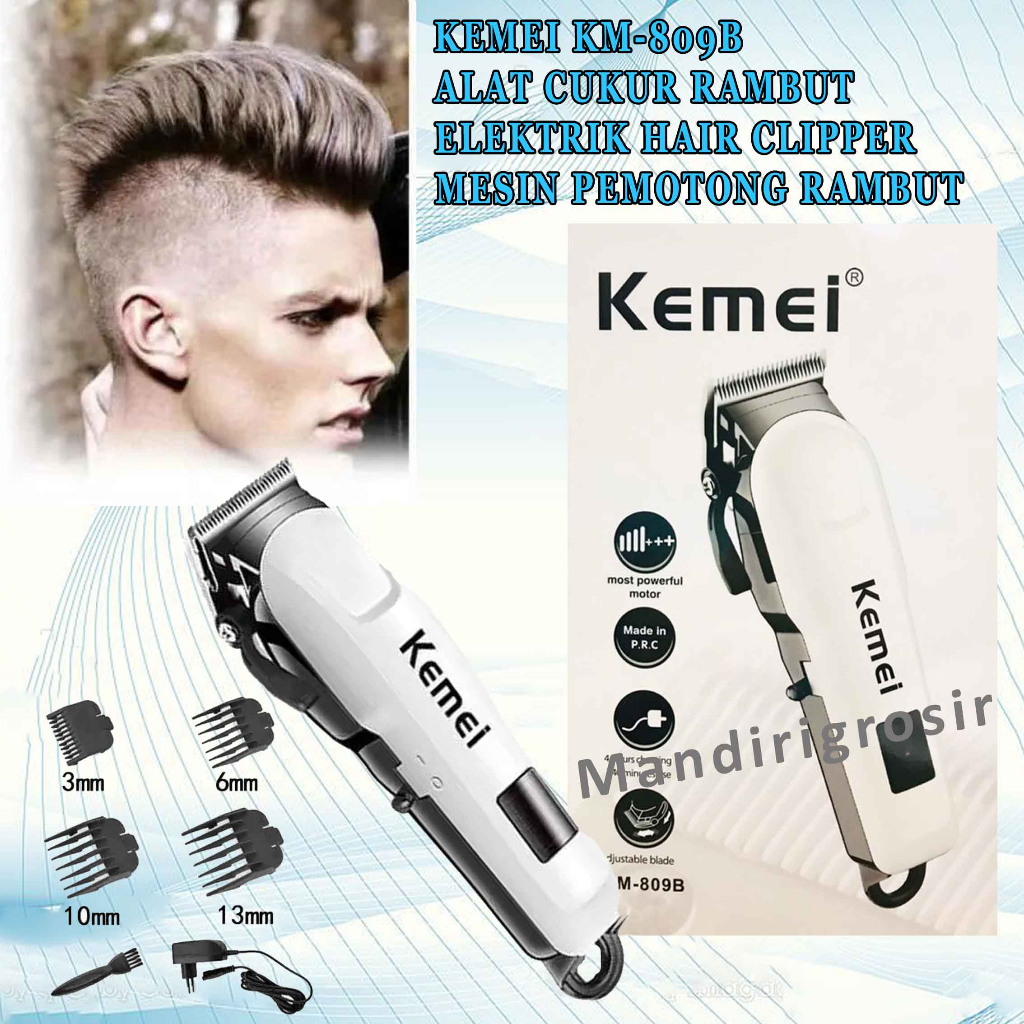 Alat Mesin Cukur Rambut * Kemei * Hair Clipper * KM-809B