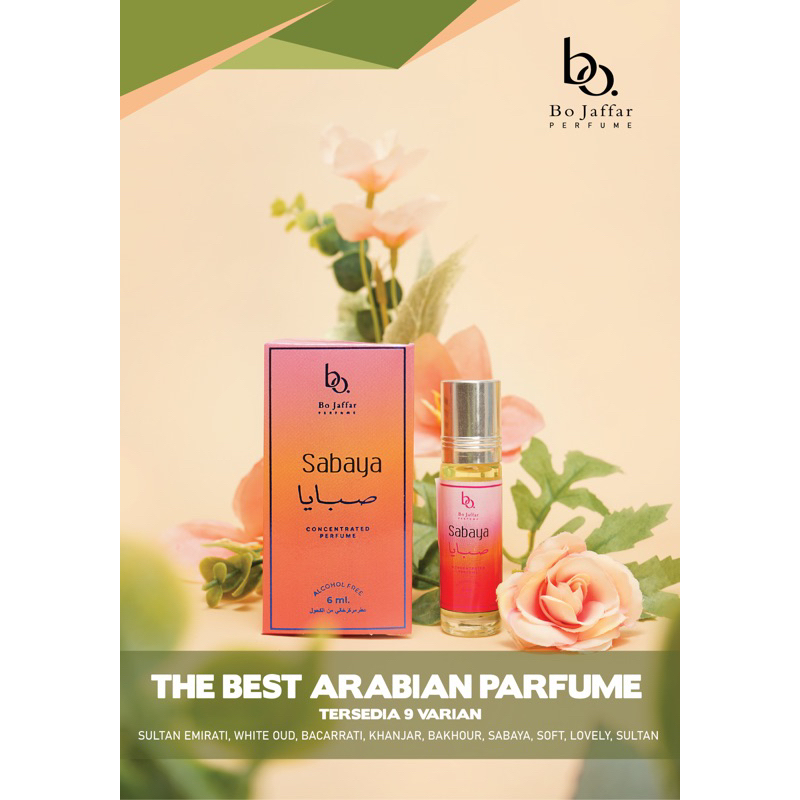 parfum roll on bo jaffar aroma arabian non alkohol souvenir haji umroh