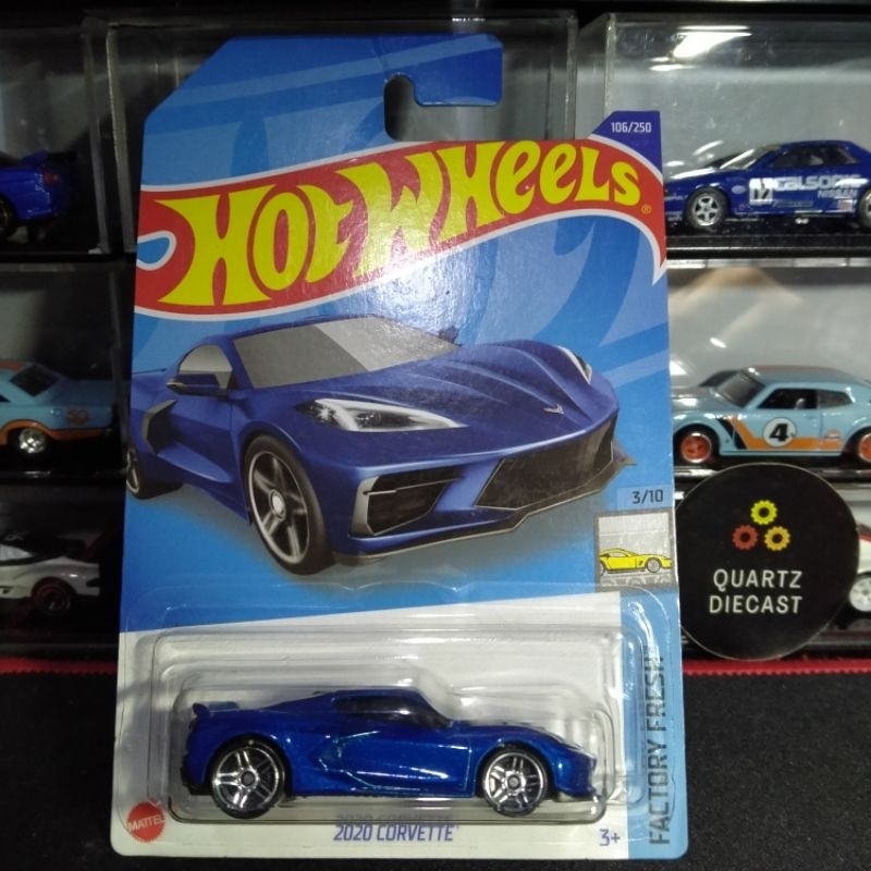 Hot Wheels 2020 Corvette Biru Metalik