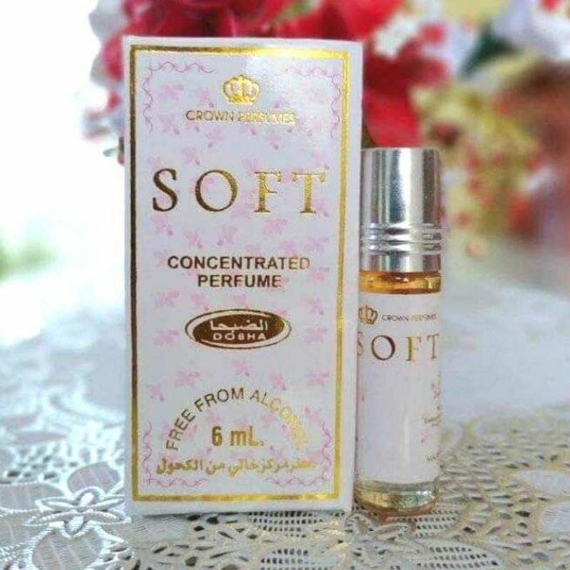 Parfum SOFT Merek DOBHA 6ml Minyak Wangi Roll On Non Alcohol