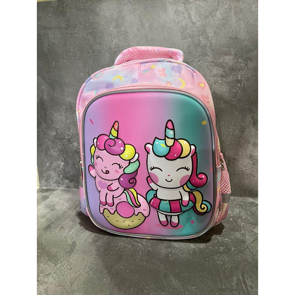 TAS SEKOLAH TK MOTIF TIMBUL COWOK CEWEK