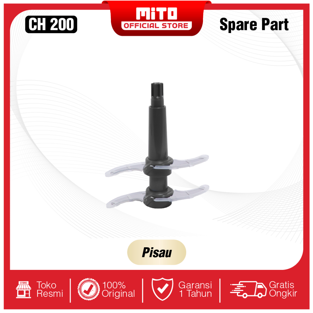 SPARE PART MITOCHIBA Food Chopper CH200 - Gelas - Tutup Gelas - Pisau - Whisker