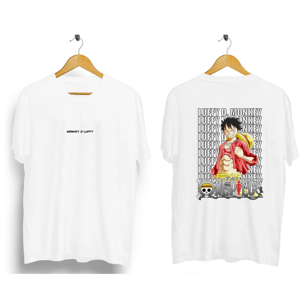 Kaos murah Kaos distro murah baju  distro pria t-shirt murah combed30s perfect human luffy strong