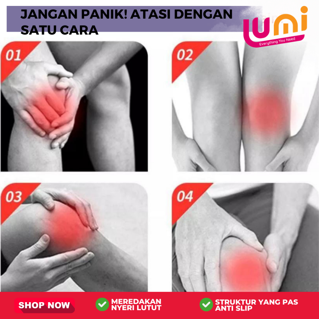 2PCS ( KANAN KIRI ) DEKER TERAPI PEMANAS LUTUT THERAPY MAGNETIK SUPORT