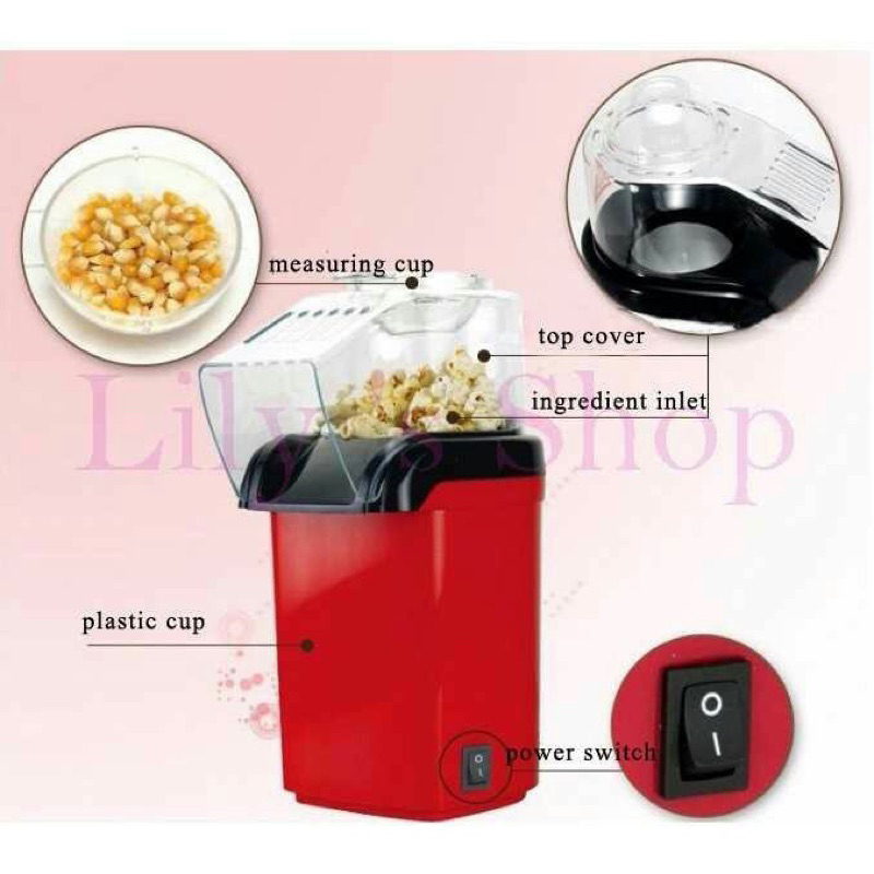 POPCORN MAKER MESIN PEMBUAT JAGUNG POPCORN CORN BEROBDONG MANIS ASIN PEDAS BUTTER