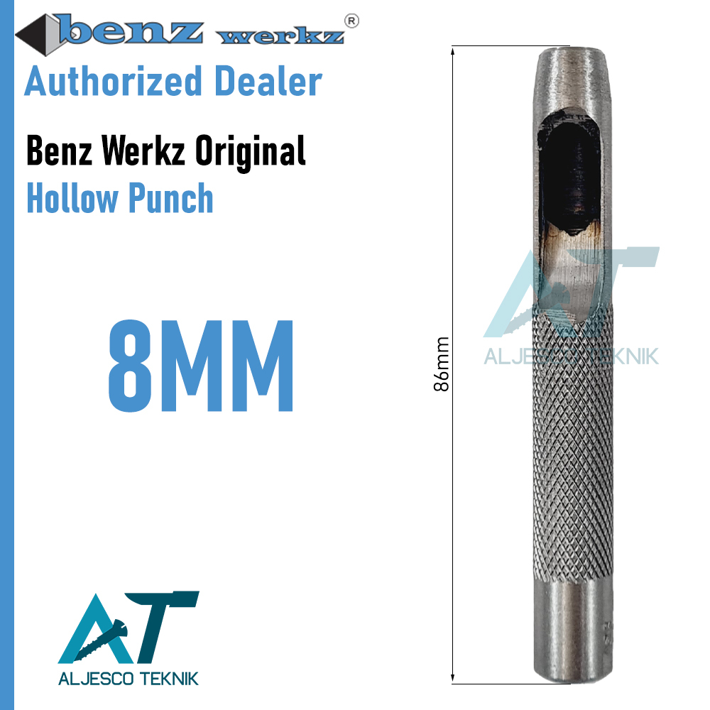 

BENZ PLONG 8MM - HOLLOW PUNCH - PEMBUAT LUBANG - PEMBOLONG KARDUS KAIN KERTAS
