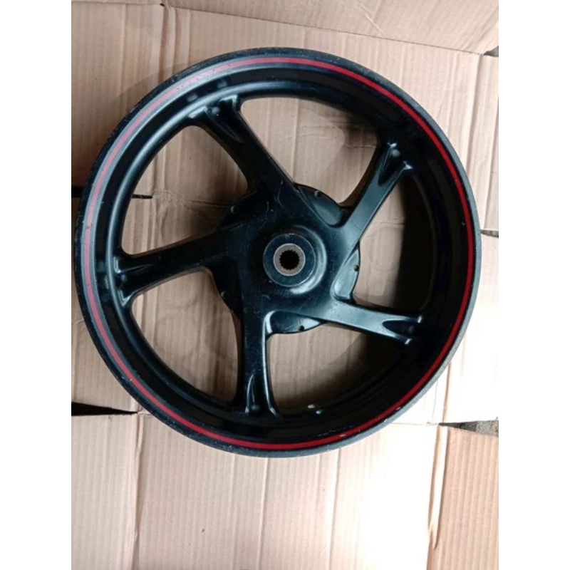 velg belakang x ride 115 x ride lama original bawaan motor