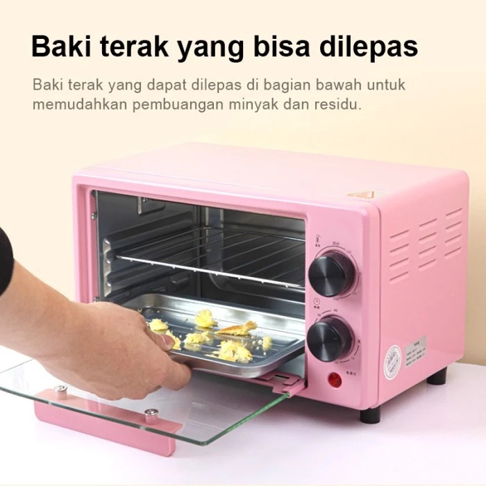 Oven Listrik Microwave 12L Multifunction /Oven Electric/ Oven 12L Pemanggang Makanan - MARKAS_IMPORTIR