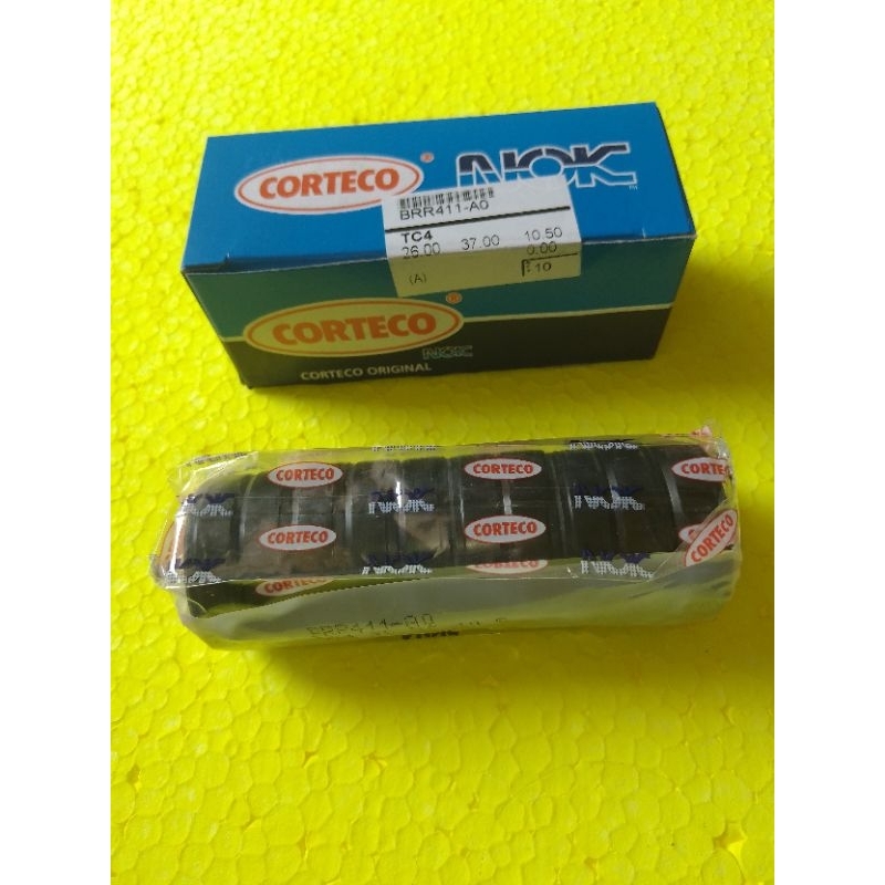 Seal Shock depan grand Supra 26-37-10,5 Nok Corteco isi 10 pcs