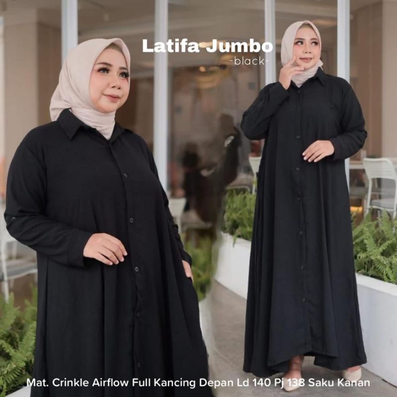 LATIFA  JUMBO DRES TERBARU