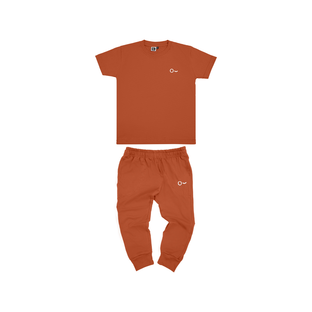 John&amp;Jill Kids Short Sleeve + Active Long Pants_