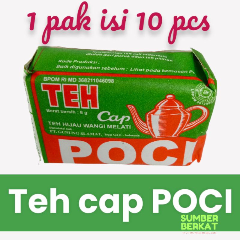 

Teh poci bubuk pak kecil isi 10x8g