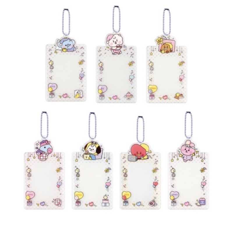 Gantungan Holder Photo BT21 Monopoly Party OFFICIAL