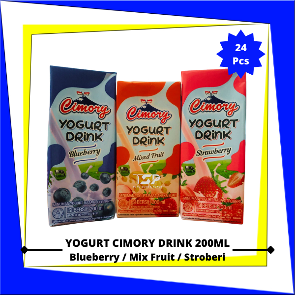 

Yogurt Cimory Drink Varian Rasa 200ml x 24 pcs (1 Karton)