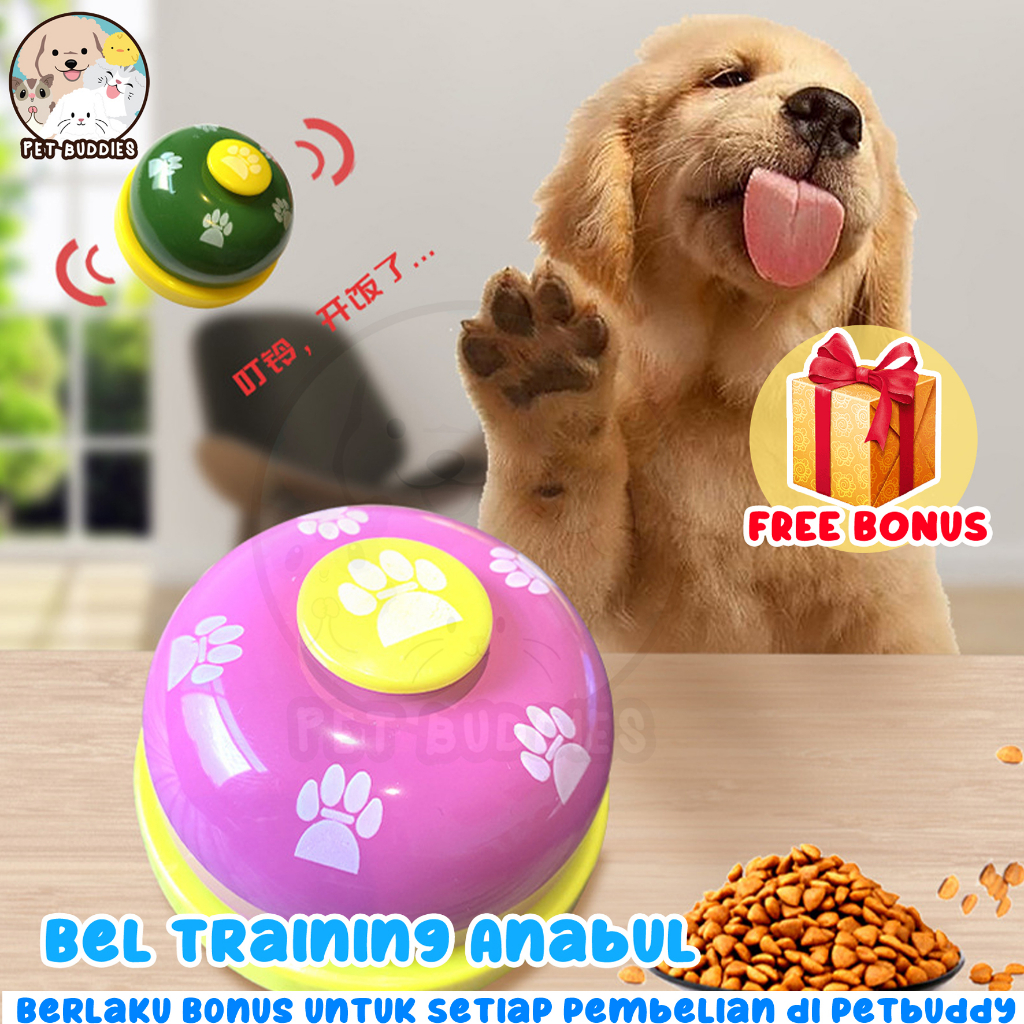 [FREE BONUS]Bel Lonceng Stainless Latihan Training Makan Anjing/Kucing