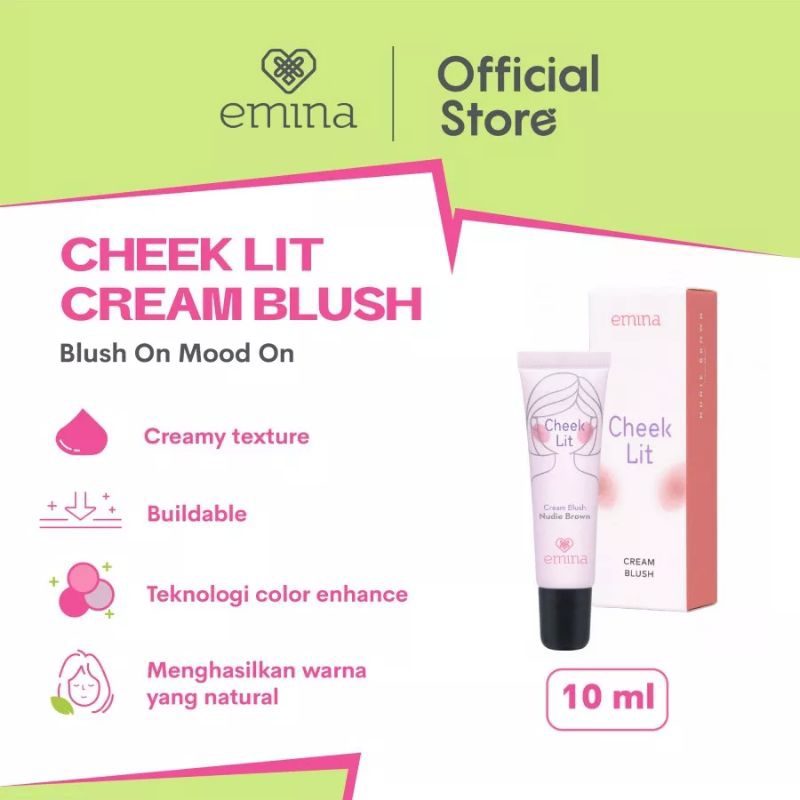 Emina Cheeklit Cream Blush 10ml