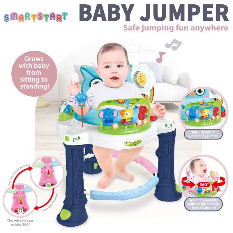 Mastela Baby Walker and Jumper Jumpero Around We Go / Baby Push Walker Belajar Berjalan dan Berdiri CBKS