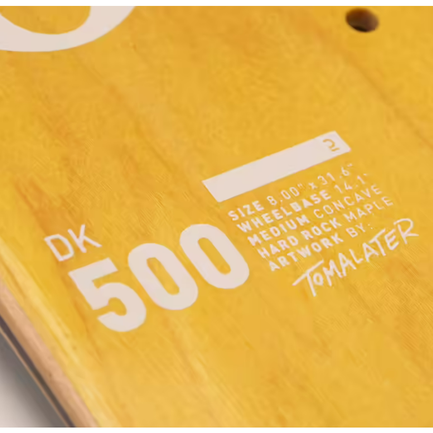 OXELO DK500 Dek Skateboard Maple Dengan Bentuk Klasik Popsicle 8&quot;