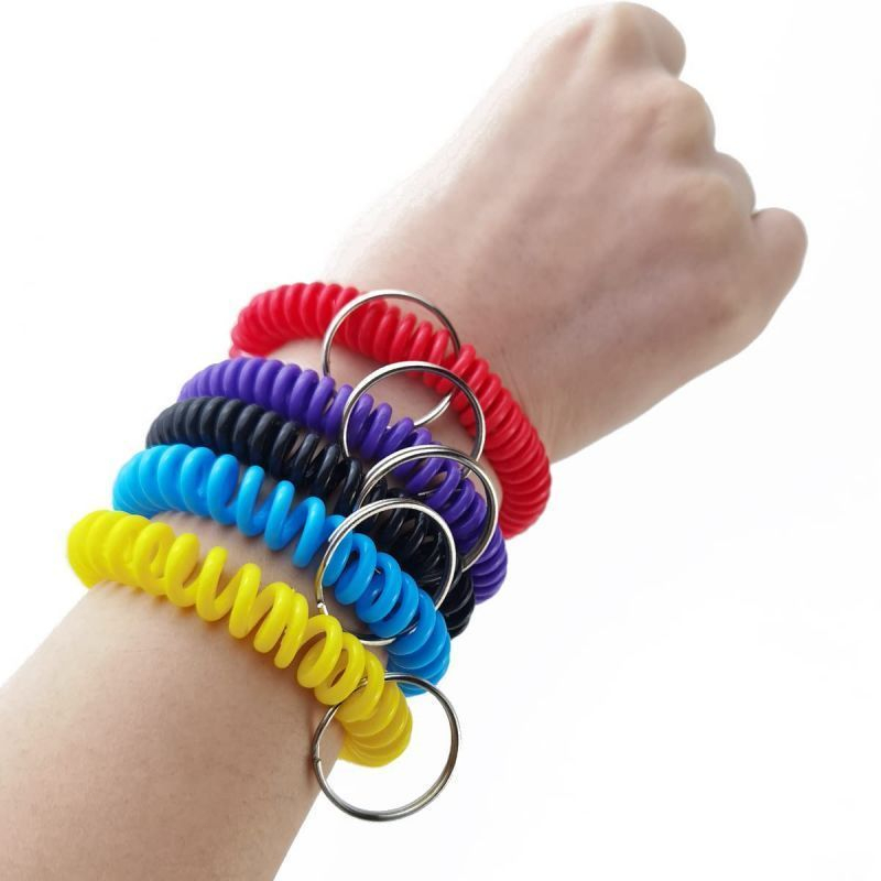 10pcs Gantungan Kunci Gelang Stretch Untuk Gymkolam Renang