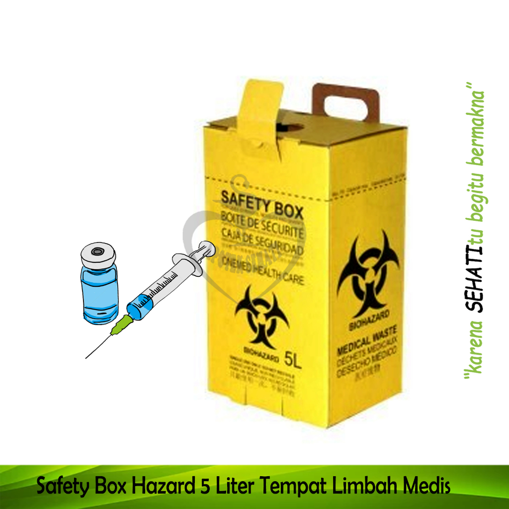 Safety Box Medis Kuning Tempat Limbah Medis Onemed