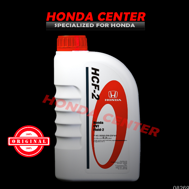 oli honda HCF-2 oli oli transmisi cvt 2 honda cvt fluid 2 100% original honda 1L