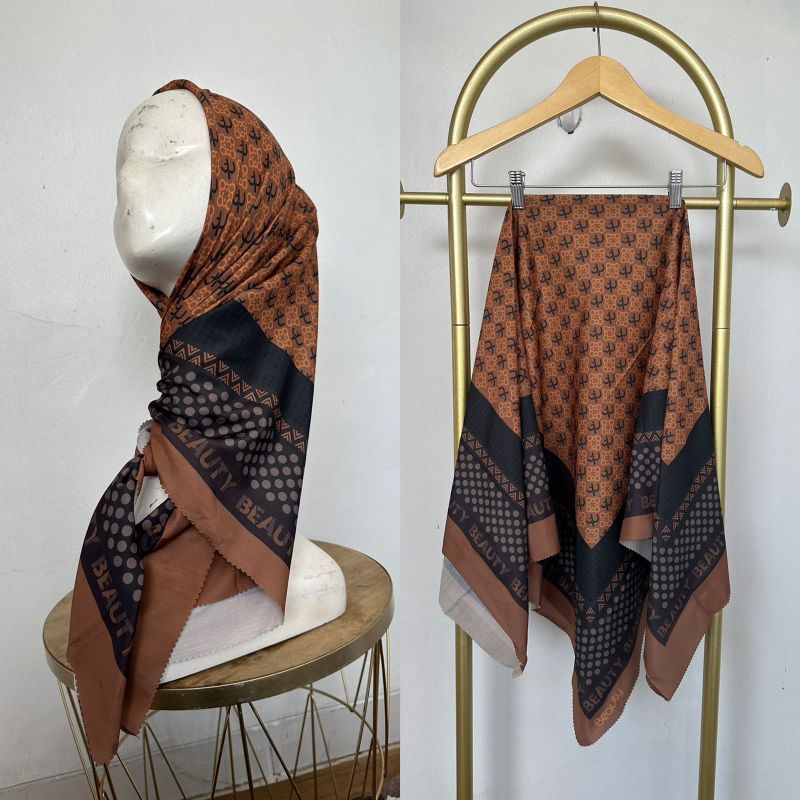 Afrahijab/ Segi Empat Voal Motif JP 044