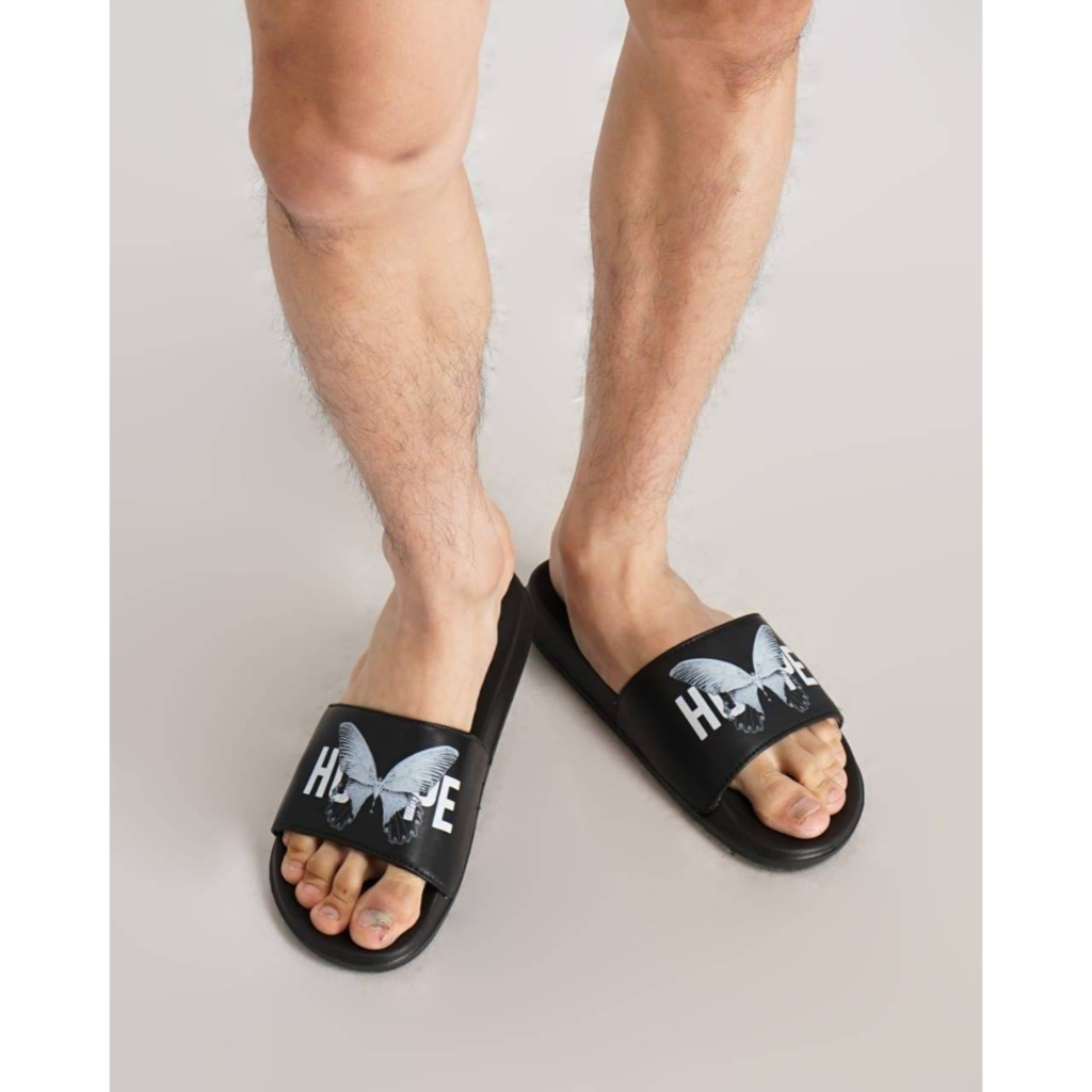 Sandal Slide Pria Monochrome Premium Stigma