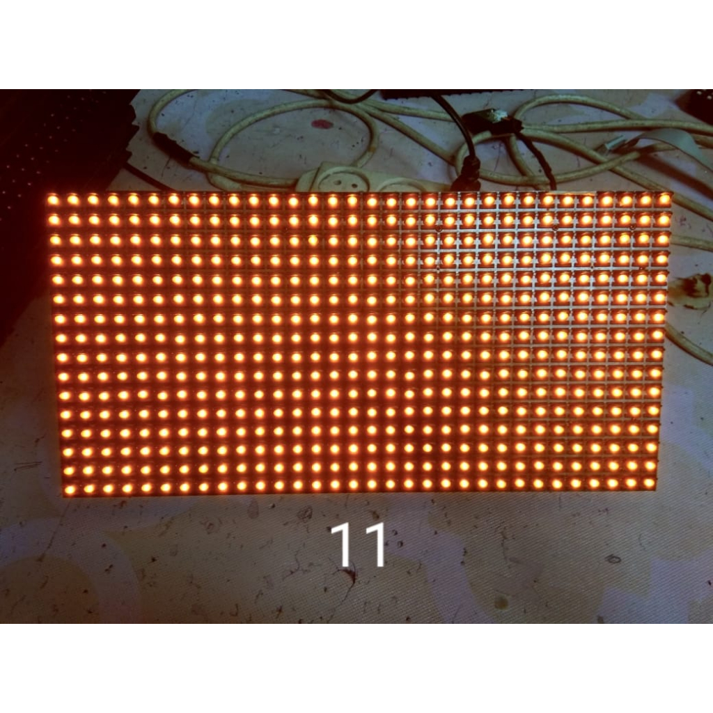 panel p10 led kuning outdor second