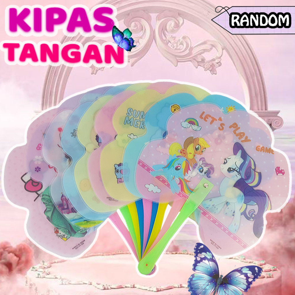 Kipas Mainan Motif Karakter / Kipas Tangan Karakter 117029