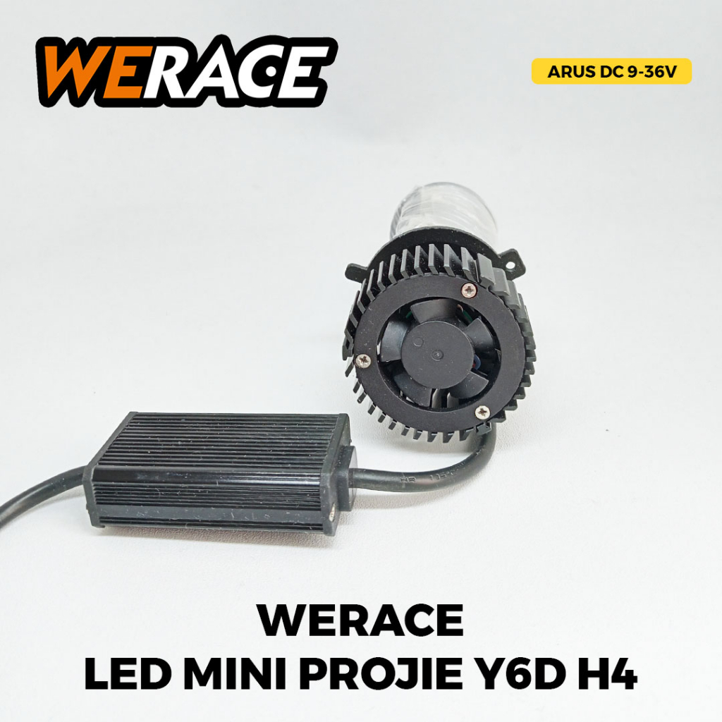 [WERACE] Lampu Led Mini Projie Y6D H4 50w Super Terang