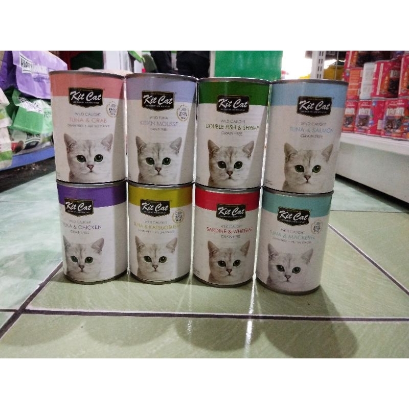 Kit Cat kaleng all Varian 400g/ Wetfood/ makanan kucing/ Kit Cat