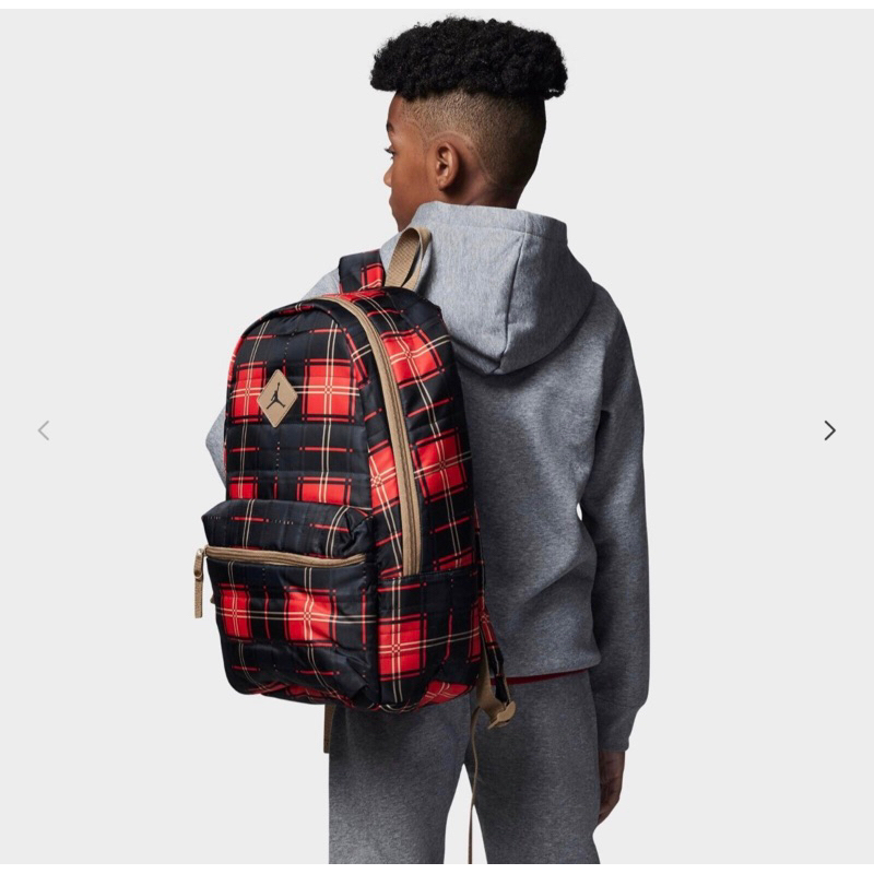 [NEW RELEASE✅]Ransel Nike Jordan Quilted Tartan Daypack Bagpack Backpack / Tas Nike Jordan Quilted Tartan / Ransel Tartan / Bagpack Tartan / Tas Sekolah Ransel Anak / Ransel Pria / Ransel Kuliah Kantor Kerja Sekolah