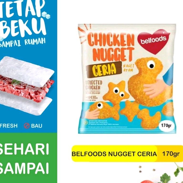 

Nugget Ceria Belfoods Naget 500 gram