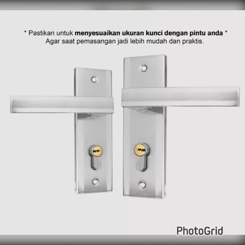 PROMO KUNCI HANDLE PINTU KECIL MODEL MINIMALIS TINGGAL PASANG Kunci Pintu Handle Pintu Minimalis Tinggal Pasang Kunci pintu set stanlis,kunci kecil komplit/ Kunci Pintu Gagang Pintu Stainless