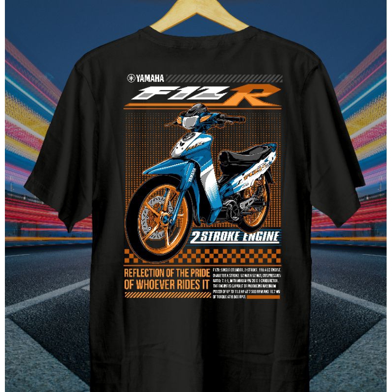 Kaos Motor f1zr Blue Racing // Kaos f1zr Blue Racing