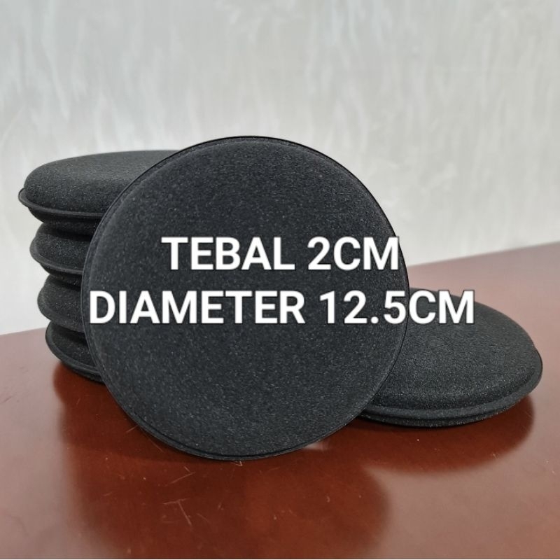 Busa Spons 12cm Tebal 2cm Poles Aplikator Waxing Motor Mobil Kendaraan