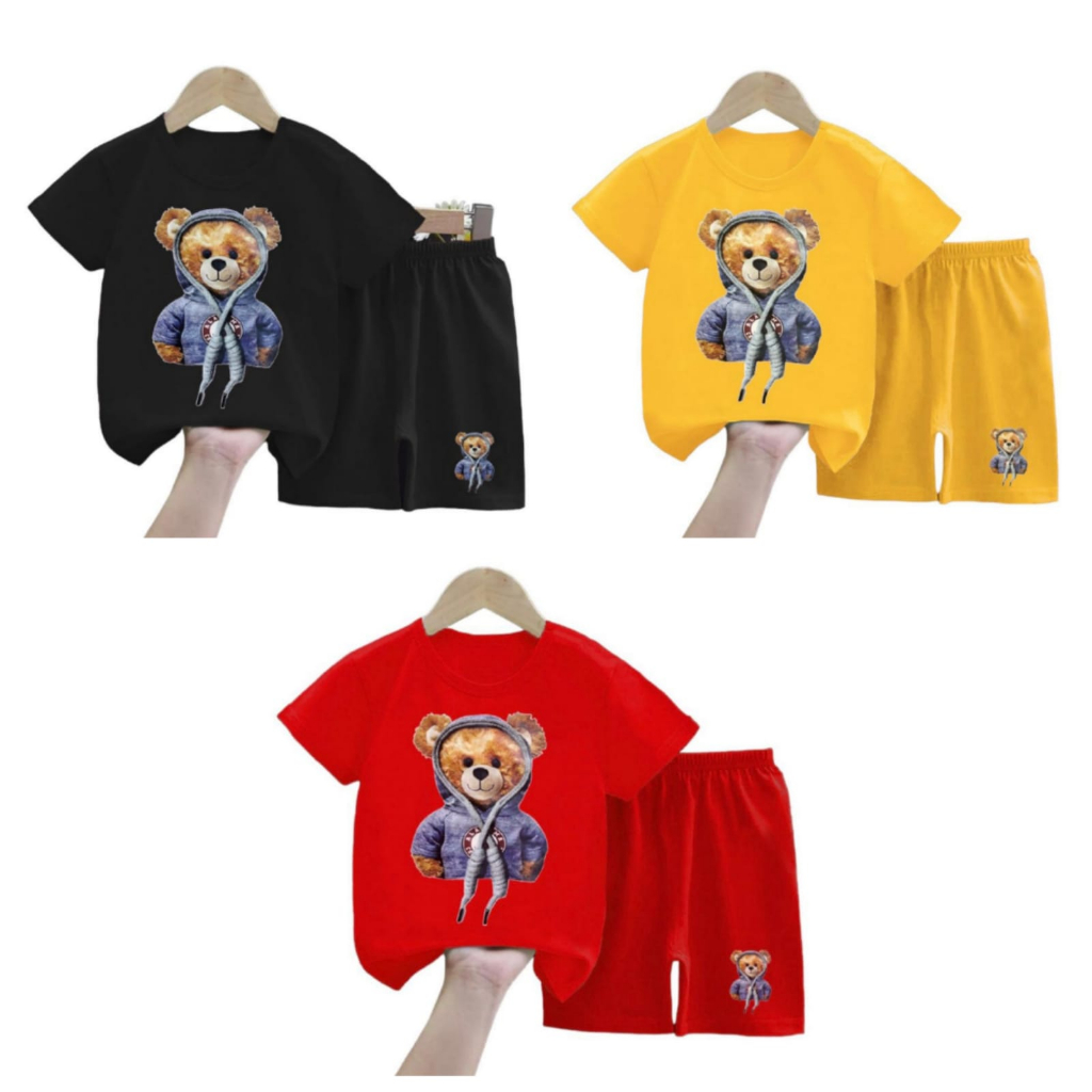 STELAN ANAK VIRAL TERBARU / SET BEAR USIA 1-5 THN