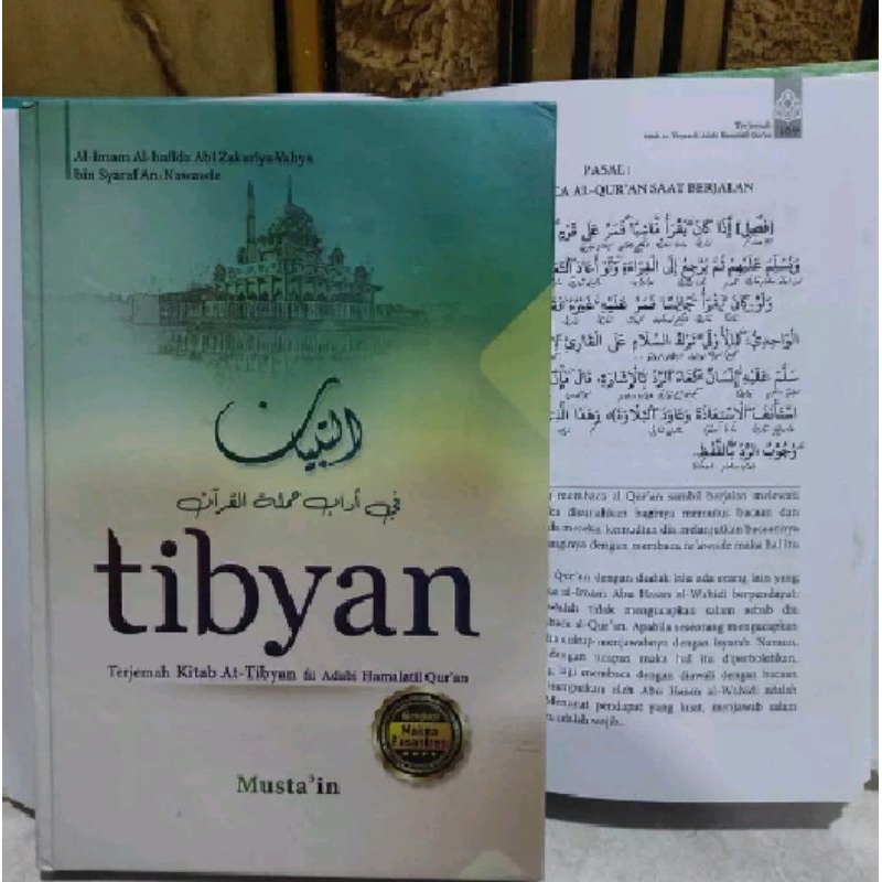 paket lengkap Terjemah kitab At Tibyan 3 bahasa isyfalana lirboyo - Buku Attibyan Adab Penghafal Alq