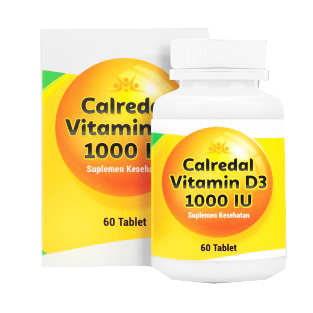 CALREDAL VITAMIN D3 1000 IU 60 TAB