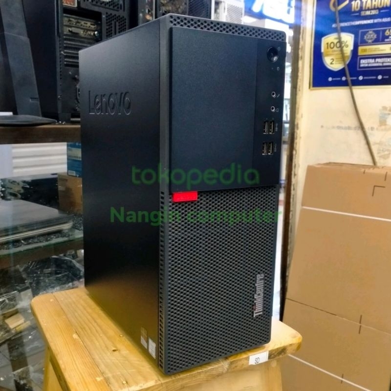 PC LENOVO M710T I7 7700 RAM 16 GB SSD 512 GB SIAP PAKAI