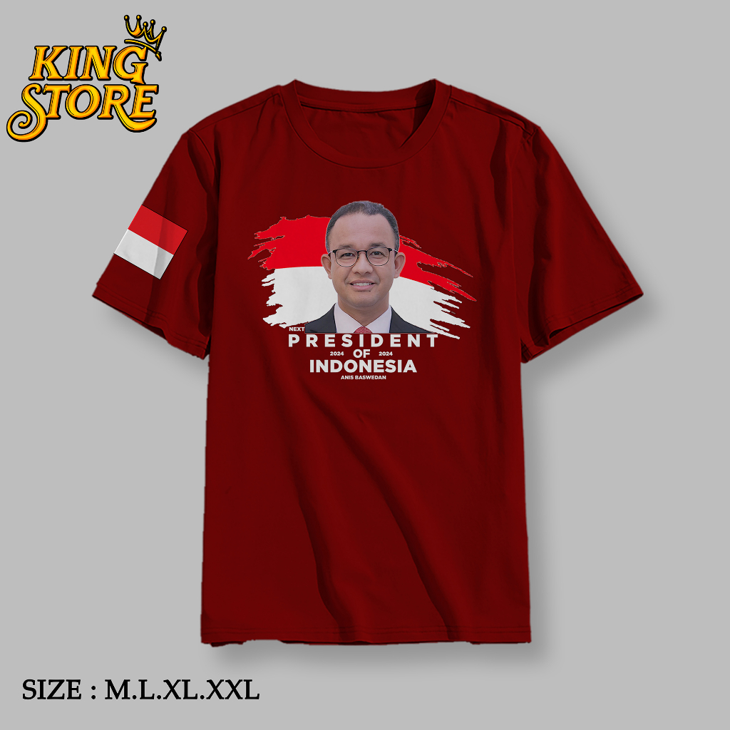 KAOS ANIES BASWEDAN PRESIDEN INDONESIA 2024