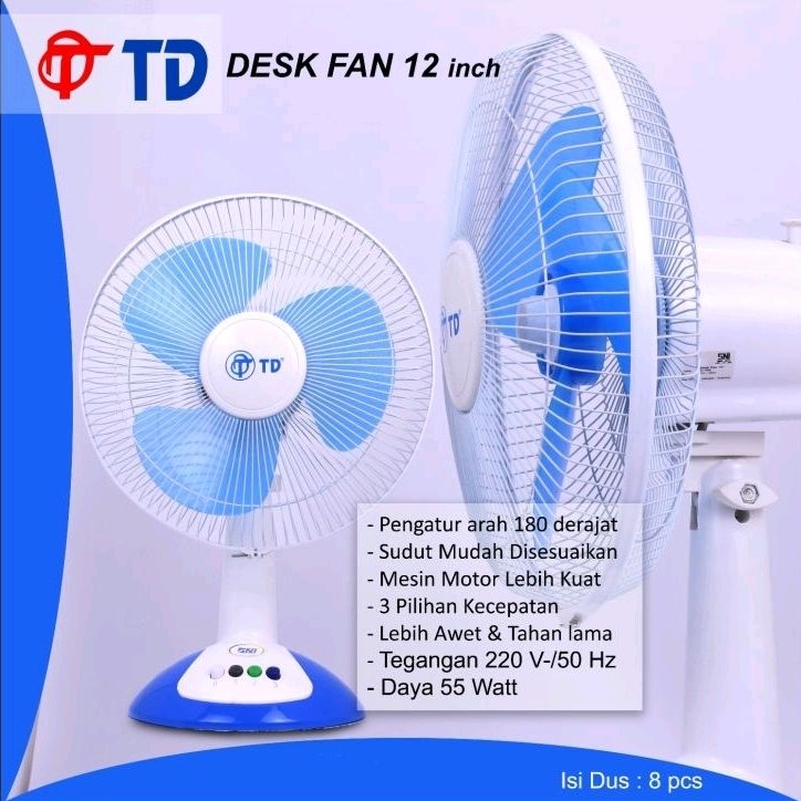 TD Kipas Angin Meja 12&quot; / Desk Fan 12 Inch