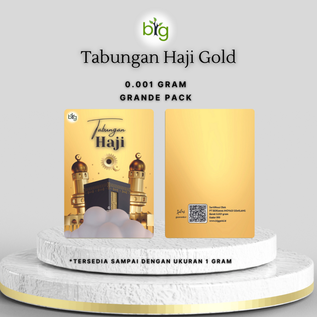 Logam Mulia/BIG GOLD 0.001 gram edisi Tabungan Haji Gold Grande Pack (2023)